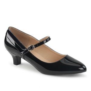 Black Patent Mary Jane Pumps Heels - Pleaser - Size 9 - Barely Worn